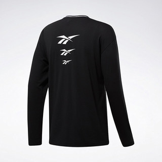 Reebok锐步官方CL D TEAM LS TEE男子夏季复古休闲长袖T恤FK2546
