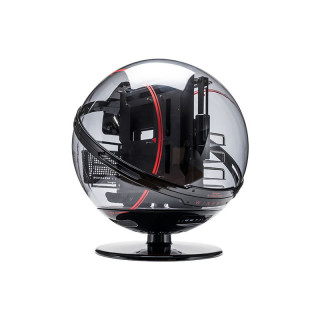 inwin迎广winbot限量款球型电脑机箱红色