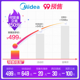 美的 Midea空调扇冷风机制冷风扇家用小型水空调宿舍冷气塔扇制冷神器