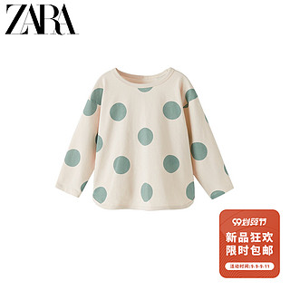 ZARA 新款 女婴幼童 秋冬新品 圆领 长袖T 恤 01716322903