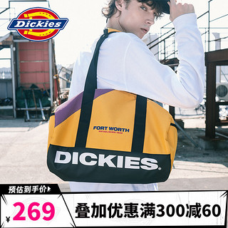Dickies运动休闲大容量手提旅游包圆筒包男单肩斜跨包