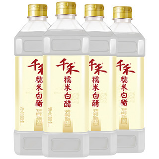 千禾 糯米白醋 1L*4瓶