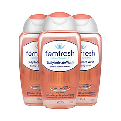 femfresh 芳芯 女士洗护液洋甘菊250ml*3瓶 澳版护理液