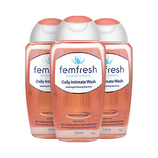 femfresh 芳芯 女士洗护液洋甘菊250ml*3瓶 澳版护理液