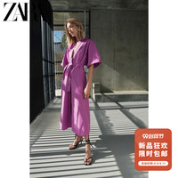 ZARA 新款 女装 府绸衬衣式连衣裙 04437246630