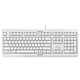 CHERRY 樱桃 KC1000 有线薄膜键盘 108键 白色