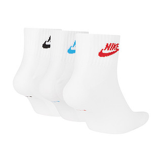 Nike 耐克官方 EVERYDAY ESSENTIAL ANKLE 运动袜（3 双）SK0110