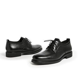 BeLLE 百丽 男士系带圆头平跟商务正装鞋6RX01CM9A 黑色40