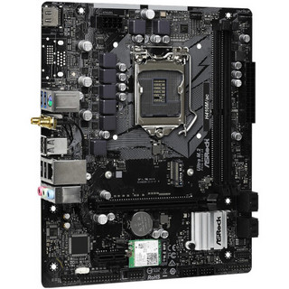 ASRock 华擎 H410M/ac MATX主板（intel LGA1200、H410）+英特尔 酷睿i3-10100F CPU套装