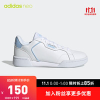 阿迪达斯官网 adidas neo ROGUERA女鞋休闲运动鞋EH2027 白/亮光黄 蓝/烟灰/EH2027 36.5(225mm)