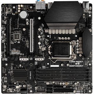 MSI 微星 Z490M-S01 M-ATX主板（intel LGA1200、Z490）