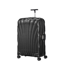 Samsonite 新秀丽 万向轮密码锁贝壳状拉杆箱76461-1041 黑色25英寸