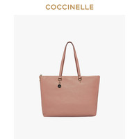 新品 COCCINELLE/可奇奈尔ALPHA托特包女士大号牛皮单肩包购物袋