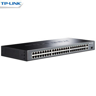 TP-LINK TL-SL1351 48口百兆+2口千兆网络监控交换机带光口tplink