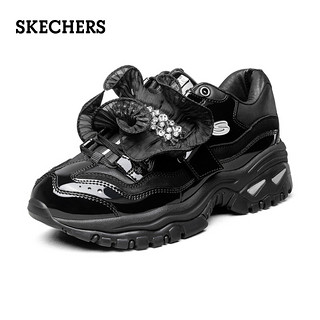 Skechers斯凯奇女子时髦闪钻厚底户外老爹鞋鞋休闲运动鞋7149248