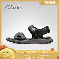 clarks其乐男鞋Un Trek Part男士简约凉鞋两截式休闲时尚沙滩鞋男