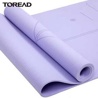 探路者瑜伽垫子女式地毯超薄便携防滑加宽家用运动健身男专用地垫