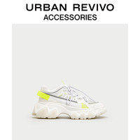 URBAN?REVIVO2020春夏新品女士配件休闲粗跟运动鞋AW12TS5N2000