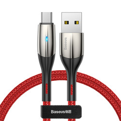 BASEUS 倍思 Type-c数据线 5A快充带灯线 1米