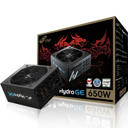 FSP 全汉 Hydro GE650 额定650W 电源（80PLUS金牌、全模组、十年质保）