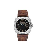 PANERAI 沛纳海 RADIOMIR镭得米尔系列 PAM00992 45mm 中性机械手表 黑盘 棕色牛皮表带 圆形