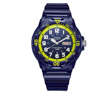 卡西欧指针系列mrw200hc2b男款石英表