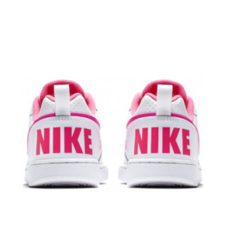 NIKE 耐克 BOROUGH LOW 女童运动板鞋 845104 白/爆炸粉 35.5