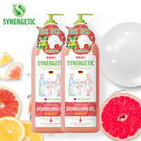 synergetic 森力佳 进口洗洁精1L*2 西柚清香 有机环保