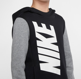 Nike 耐克 SPORTSWEAR 儿童冬季连帽衫 CV9334-010 黑色 XS