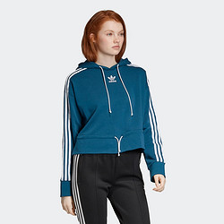 adidas/阿迪达斯 三叶草CROPPED HOODIE女装套头衫FN2790EC1905