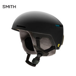 美国进口SMITH史密斯滑雪头盔滑雪板滑雪装备 CODE ASIAN FIT亚洲款 黑色 MD(55-59cm头围)