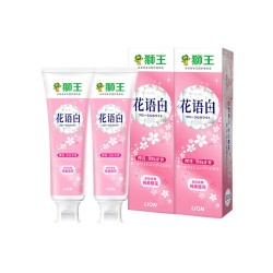 LION 狮王 花语白樱花牙膏 140g*2 *5件