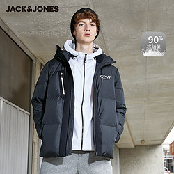 Jack Jones 杰克琼斯 219312524 运动连帽90%含绒短款羽绒服