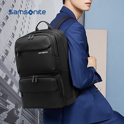 Samsonite 新秀丽 36B*09011 男士多功能双肩包