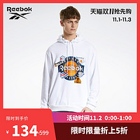 Reebok锐步官方男女运动经典百搭情侣秋季连帽卫衣GV0284