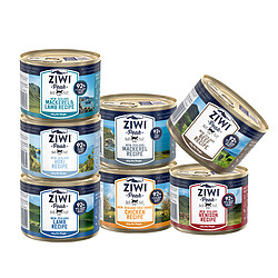 包邮七种口味可选猫罐头185g*1罐牛肉鸡肉Ziwi滋益全阶段通用猫罐 *9件