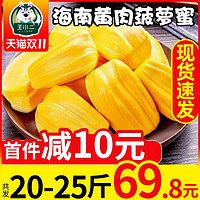 海南黄肉菠萝蜜新鲜水果包邮一整个波罗密整箱特产20斤当季15