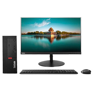 Lenovo 联想 ThinkCentre M720e 21.5英寸 商用台式机 黑色 (酷睿i5-9500、核芯显卡、8GB、1TB HDD、风冷)