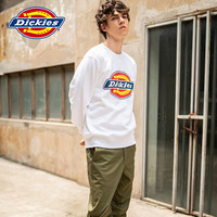 Dickies FW20秋冬卫衣 多色logo 圆领卫衣 卫衣男 秋冬 休闲上衣 DK006861 白色 L