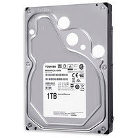 TOSHIBA 东芝 MG04系列 1TB 3.5英寸 企业级硬盘 (7200rpm) MG04ACA100N