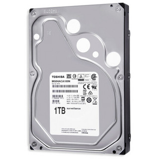 TOSHIBA 东芝 MG04系列 1TB 3.5英寸 企业级硬盘 (7200rpm) MG04ACA100N