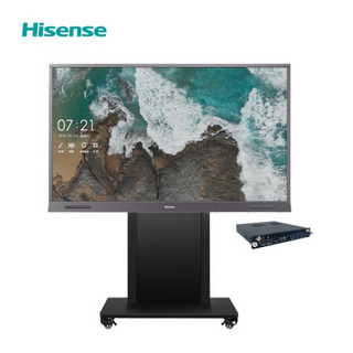 海信(Hisense)智能会议平板解决方案86英寸高效会议平板触屏教学一体机商用显示（86R6A+支架+PC模块I5）