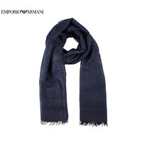 EMPORIO ARMANI阿玛尼EA奢侈品20秋冬男士围巾 625253-8A353-20F NAVY-00036藏青色 U