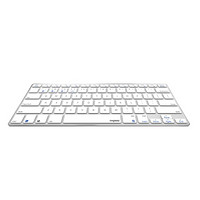 RAPOO 雷柏 E9000G 78健 2.4G蓝牙 双模无线薄膜键盘 白色 无光
