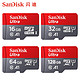 SanDisk 闪迪 16g/32g/64g/128g手机高速内存卡micro SD卡存储卡 行车记录仪 TF卡监控卡 套餐三：内存卡+TF卡器2.0 64GB