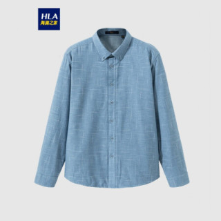 2020冬季德绒纤维简约花纹保暖衬衫hnead4q243a中绿花纹s3180100a42cz