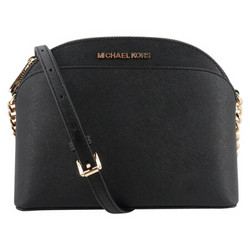 MICHAEL KORS 迈克·科尔斯 JET SET TRAVEL系列 女士单肩贝壳包 35S9GTVC2L BLACK 黑色 中号