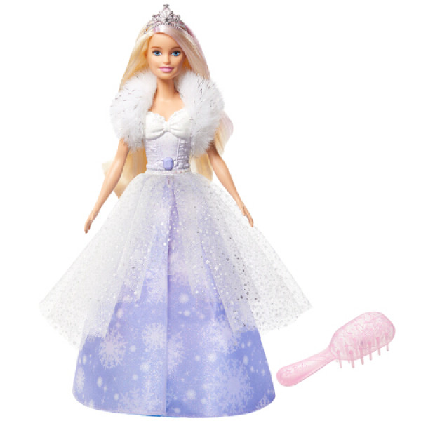 【barbie/芭比娃娃玩具】芭比(barbie)之百变冰雪公主 女孩儿童过家家