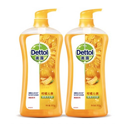 Dettol 滴露 柑橘沁爽健康沐浴露 950g*2瓶