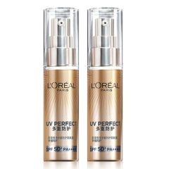 L'OREAL PARIS 巴黎欧莱雅  多重防护隔离露外御内护SPF50+PA++++ 30ml*2